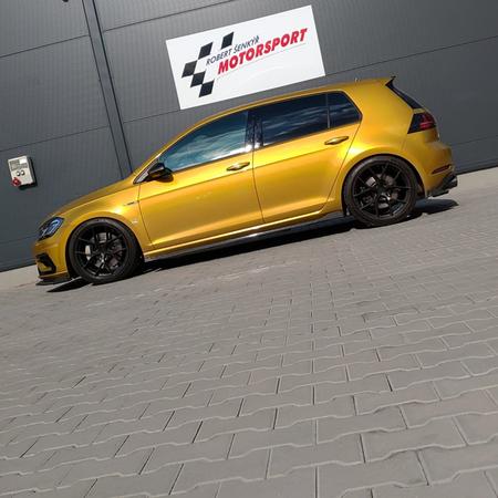 VW Golf R (VII) a podvozek KW DDC pro #rsrperformance.
•••
Výškově...