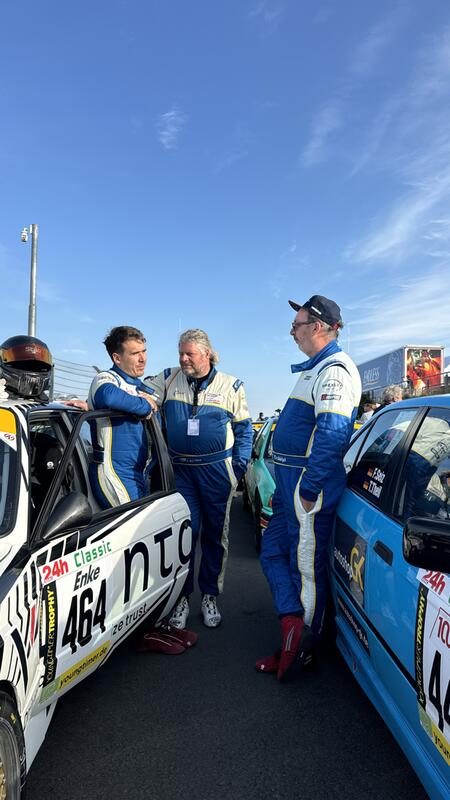 Total focus from the early hours of the morning at the ADAC...