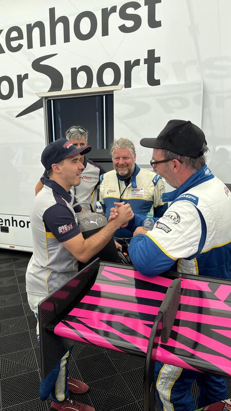 Post-race celebrations at the ADAC 24h Classic Nürburgring...