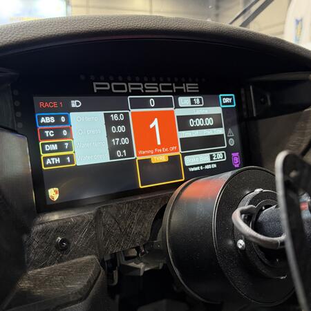 Porsche 911 (992.2) GT3 Cup - Detailní pohledy na interiér