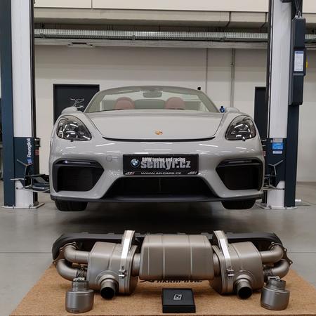 Předáno!!
Akrapovič Slip-On a Porsche 718 Spyder, s atmosférickým...