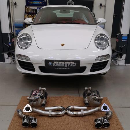 Instalace výfuku Supersprint s tlumiči Racing na Porsche 911...