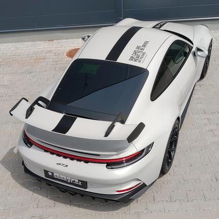 Porsche 992 GT3 u nás dostalo matný transparentní celopolep a...