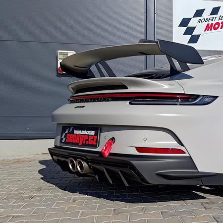 Další instalace Akrapovič pro Porsche 911 GT3, tenhle výfuk máme...