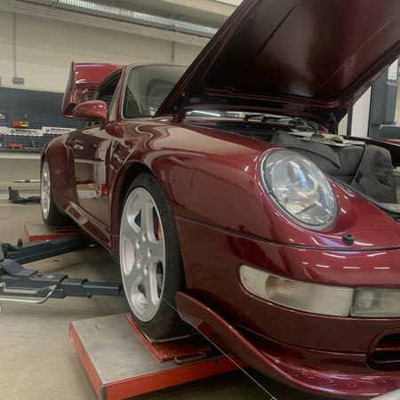 Porsche 911 993 Turbo RUF • celkový servis vozu • instalace podvozku...