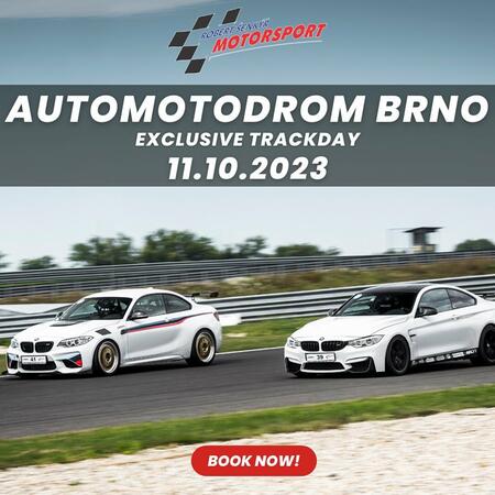 Poslední “Šenkýř Motorsport Exclusive Trackday” již zítra, 11.10.2023...