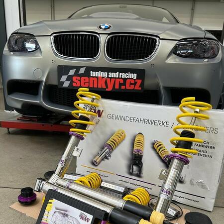 BMW M3 E92 a podvozek KW Var.3 - naprostá klasika v našem centru....