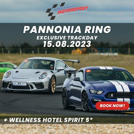 Pannonia Ring Exclusive Trackday 15.08. 2023 Zbývá posledních...