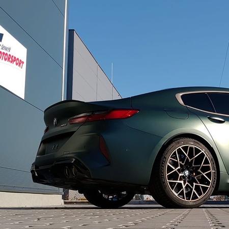 BMW M8 F92 Aurora Diamond Green a změna barvy z lesku na mat...