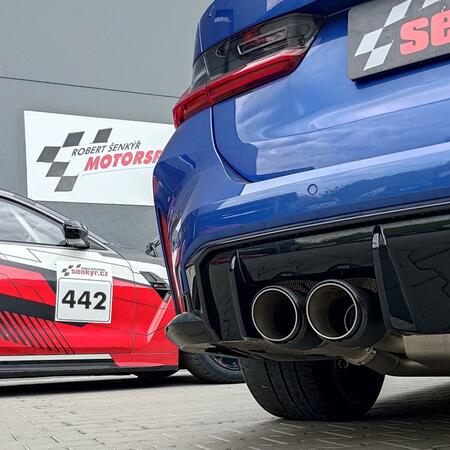 Instalací výfuku Akrapovič získal majitel power-kombi BMW...