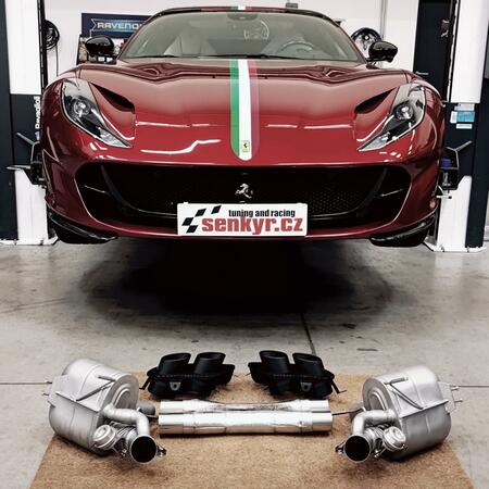 Instalace výfuku Novitec do Ferrari 812 GTS. Sounds gooood!🎼...